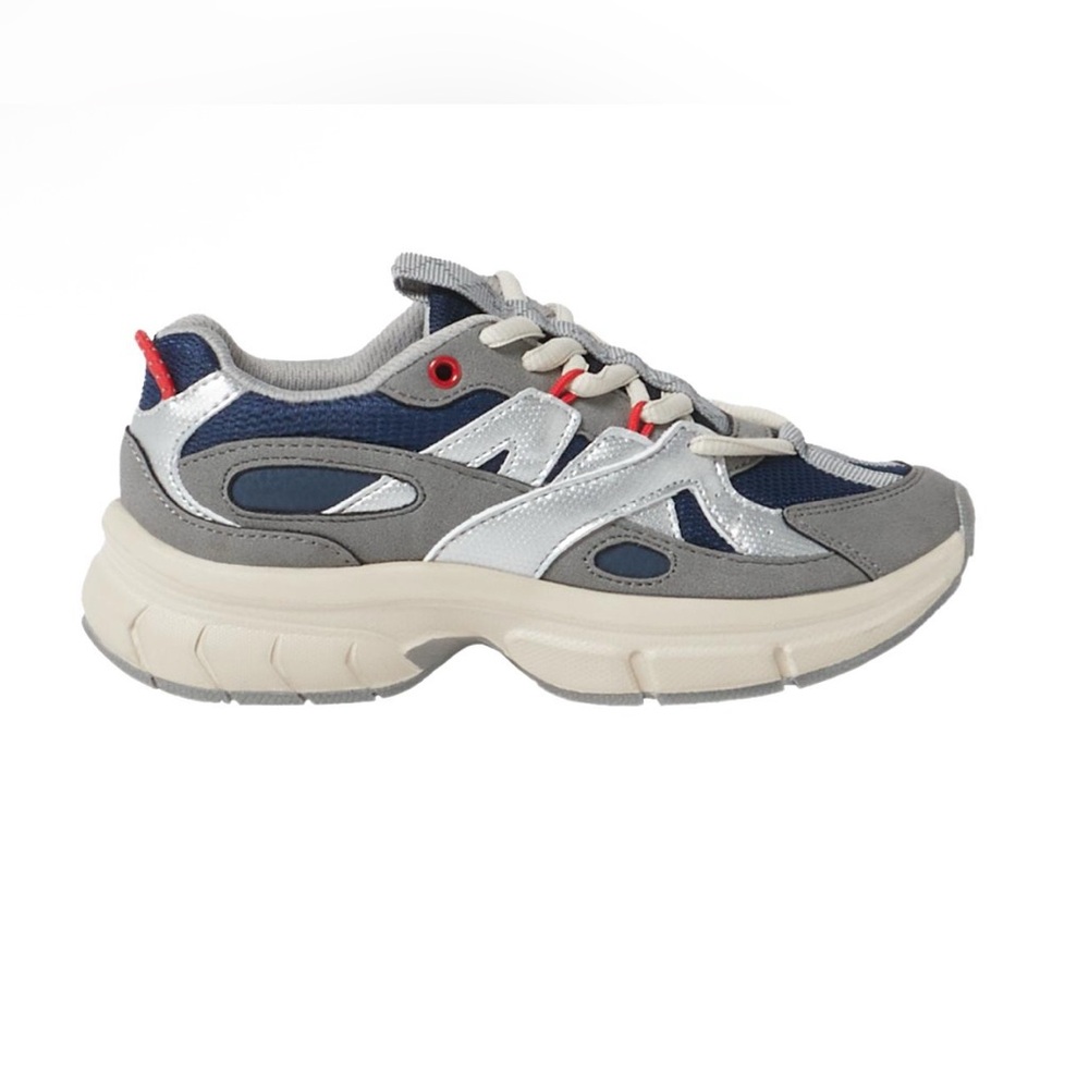 Zara Kids' Gray and Navy Sneakers